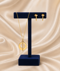 Grace Gems Celeste Circle spike Jewelry Set