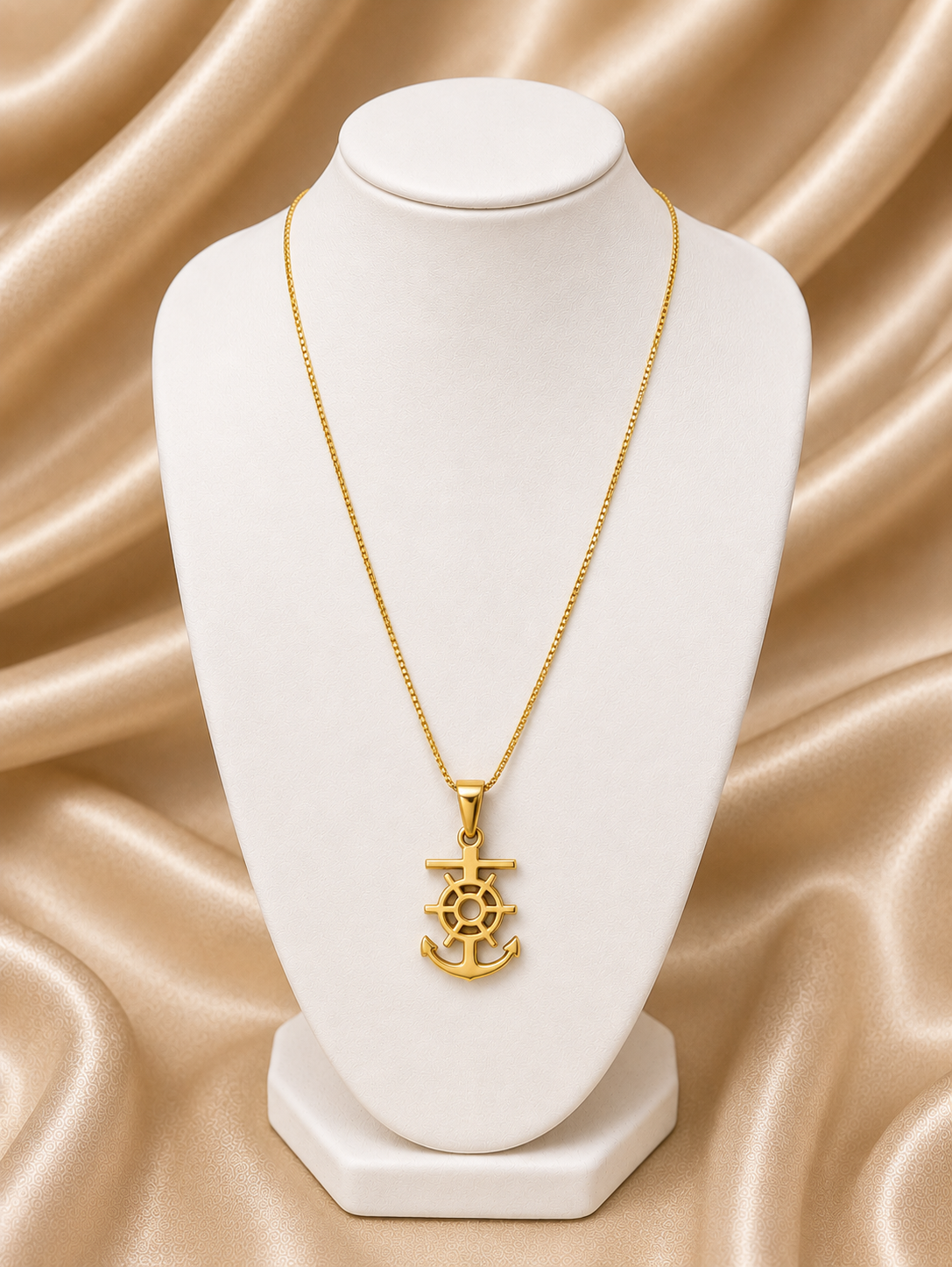 The Anchor of Strength Necklace
