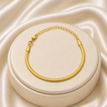 Luna Glide Gold Stainless Steel Bracelet