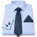 Sapphire Mosaic Luxe Tie & Cufflink Set